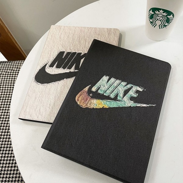 Nike/ナイキ ブランド iPad air 第5世代/mini 6/9/Pro 2021ケース 激安 レザー製 全機種対応 モノグラム 手帳型 10.9/11inch アイパッドエアー5/ミニ6/9カバー 10.9インチ 大人気 メンズ レディース