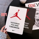 NIKE ブランド ipad mini 6/9/pro 2020/2021ケース 手帳型 Air Jordan ナイキ シンプル エアジョーダン アイポッド ミニ 6/9カバー モノグラム 大人気 第9/8/7世代 iPad Air4/3/2カバー 11/12.9inches スタンド付き 質感 保護 メンズ レディーズ