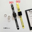 OFF-WHITE オフホワイト ブランド アップルウォッチ8/7/ultra/SE2バンド人気 シリコン製 オシャレ 人気 Apple Watch8/7/6/SE2ストラップ 経典 ベルト 芸能人愛用 メンズ レディース