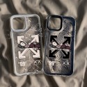 KAWS Off-white コラボ ブランド iphone13/13 pro/13 pro maxケース クリアケース カウズ オフホワイト 個性柄 モノグラム ジャケット型  ソフトケース セレブ愛用 安い アイフォン13/12/11/se2/x/xs/xr/8/7カバー ファッション メンズ レディーズ