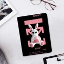 OFF-WHITE/オフホワイト ブランド ipad mini 6/9/pro 2020/2021ケース ウサギ柄 ペンスロット付 レザー 保護 KAWS/カウズ アイポッド ミニ 6/9カバー 手帳型 お洒落 第 9/8/7世代 キャラクター風 ipad air4/3/2カバー 11/12.9inches スタンド付き 潮流 セレブ愛用 メンズ レディーズ 