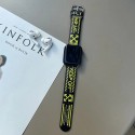 オフホワイト ブランド  Apple Watch 7/6/SE バンド 矢印 OFF-WHITE シリコン製 個性 オシャレ カモフラージュ柄 アップルウォッチ 7/6/5/4/SE ストラップ 芸能人愛用 ベルト メンズ レディース