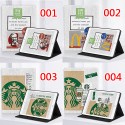 Starbucks/スターバックス ブランドiPad Mini 6/9/Air5ケース オシャレ KFC 個性 McDonalds メデューサ柄 コーヒー風 軽量 ハード背面 2022 全機種対応 激安 ソフト IPAD 9/ミニ6/エアー5/エアー4カバー メンズ レディース