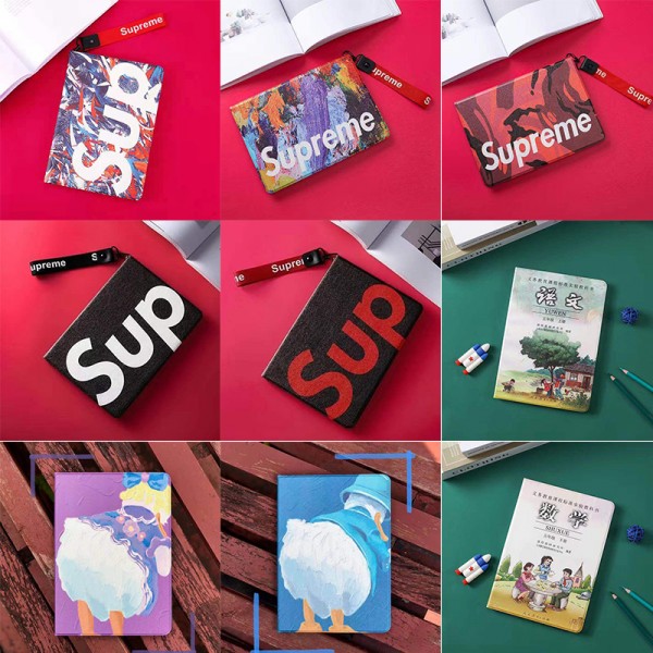 シュプリーム/Supreme ブランド ipad mini 6/10/pro 2022/2021ケース お洒落 Kaws/カウズ アイポッド ミニ 6/10カバー ディズニー 手帳型 ストランプ付き 第 9/8/7世代 KAWS キャラクター風 ちびまる子ちゃん 11/12.9inches スタンド付き 潮流 芸能人愛用 メンズ レディーズ 