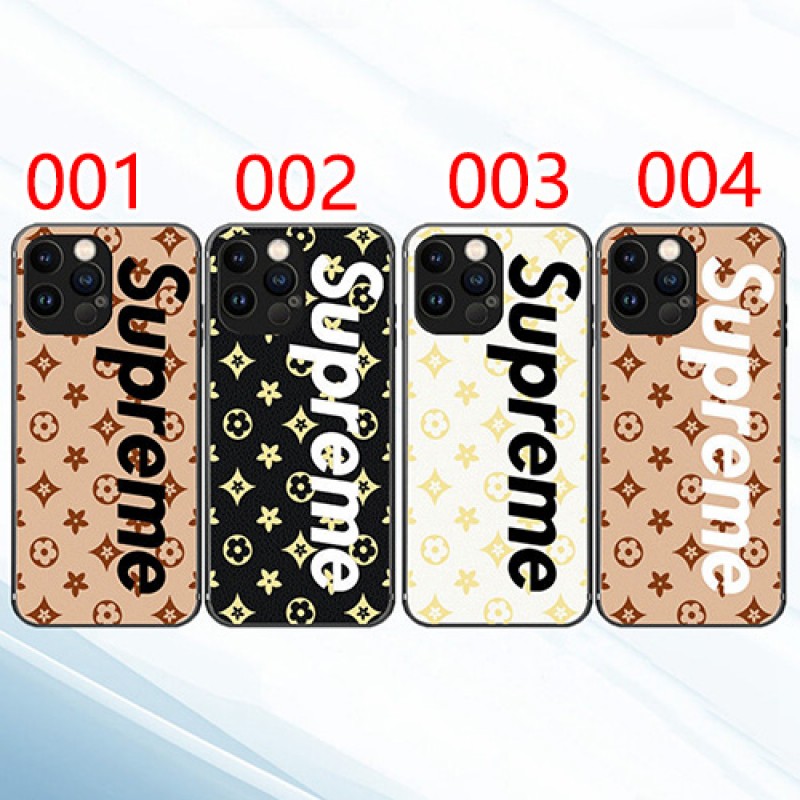 ヴィトン シュプリーム コンボ ブランドiphone13pro Max 13miniケース ストランプlvお洒落supremeモノグラム アイフォン 13カバー男女