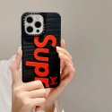 LV/SUPREME ブランド シュプリーム/ルイヴィトン コラボ iPhone 14/14 Pro/14 Pro Maxケース 激安 モノグラム tpu製 ジャケット型 赤黒白色 アイフォン14/14プロ/14プロマックス/13/12/11カバー 保護 ファッション メンズ レディース