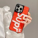 LV/SUPREME ブランド シュプリーム/ルイヴィトン コラボ iPhone 14/14 Pro/14 Pro Maxケース 激安 モノグラム tpu製 ジャケット型 赤黒白色 アイフォン14/14プロ/14プロマックス/13/12/11カバー 保護 ファッション メンズ レディース