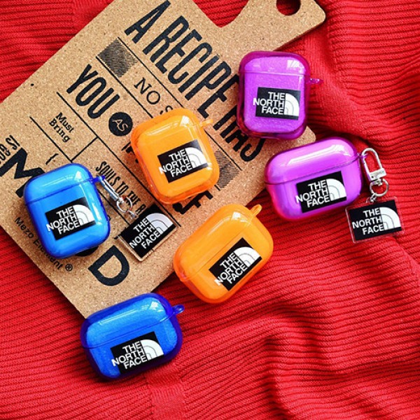 ザ.ノース.フェイス ブランド AirPods 3/Pro/2ケース 紛失防止 The North Face エアーポッズ1/2/3/プロカバー クリアケース 第1/2/3世代ケース 収納便利 保護性 Airpods pro 潮流ケース 軽量携帯 メンズ レディース