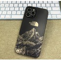 The North Face ブランド iphone 13/13 Pro/13 Pro Maxケース ザ.ノース.フェイス 韓国風 雪山柄 TPU製 メッキ ジャケット型 モノグラム アイフォン13/12/11/x/xr/xs/8/7カバー 大人気 メンズ レディーズ