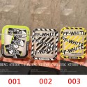 ザノースフェイス/THE NORTH FACE ブランド Airpods 3/pro2/2/1ケース 可愛い  紛失防止 クリアケース 第1/2/3世代 OFF-WHITE/オフホワイト 保護性 カラビナ付き モノグラム エアーポッズ3/プロ2ケース 紛失防止 大人気 メンズ レディーズ