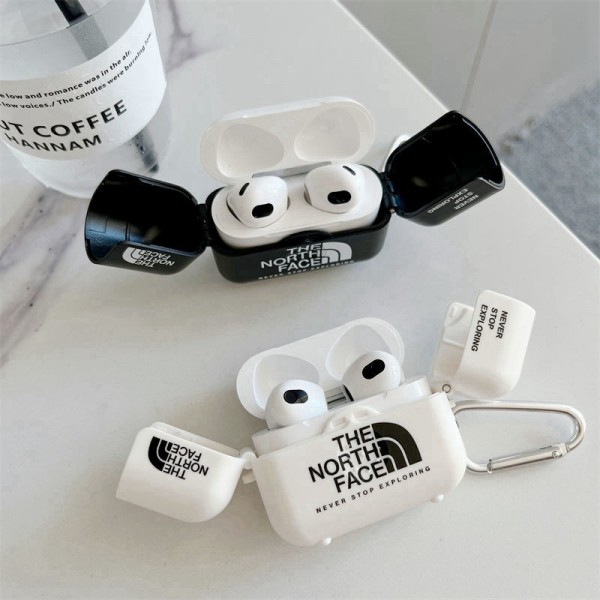 THE NORTH FACE/ザ・ノース・フェイス ハイブランド Airpods Pro 2/3/pro/2/1ケース 保護 エアーポッズ 3/プロ2ケース カラビナ付き 第3/2/1世代 落下防止 軽量 紛失防止 ファッション メンズ レディース