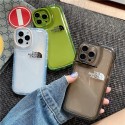 The North Face/ザ・ノース・フェイス ハイブランド iphone14/14 pro/14 plus/14 pro maxケース かわいい クリアケース ジャケット型 モノグラム 四角保護 ソフトケース 安い アイフォン14/13/12/11カバー ファッション 芸能人愛用 メンズ レディーズ