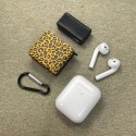 THE NORTH FACE ザノースフェイス ブランド AirPods pro2/3/2/1ケース モノグラム スーツケース風 レオパード柄 第1/2/3世代 保護 エアーポッズ3/プロ2ケース 潮流 カラビナ付き 紛失防止 収納 便利 ファッション メンズ レディーズ