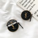 YSL/イブ.サン.ローラン ブランド Airpods 3/pro2/2/1ケース  バック型 紛失防止 第1/2/3世代 お洒落 贅沢風 カラビナ付き モノグラム Yves Saint Laurent エアーポッズ3/プロ2ケース 紛失防止 携帯便利 保護性 人気 メンズ レディーズ