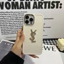 Chanel Yves Saint Laurent ブランド iPhone 14/14 Pro/14 Pro Maxケース おしゃれ きらきら モノグラム シャネル YSL イブサンローラン ジャケット型 激安 アイフォン14/13/12/11カバー 大人気 メンズ レディーズ