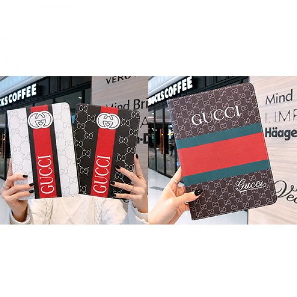 GUCCI ハイブランド iPad Mini 6/10/Pro 2022ケース 11/12.9インチ グッチ iPad Pro 2021 激安 モノグラムダミエ アイパッド air 5ケース マグネット レザー スタンド機能 保護 ipad mini 1/2/3/4/5ケース 