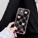 ヴィトン /LV ブランド iphone13/13mini/13promax ケース グッチ ブランド アイフォン12sミニ/13プロケース ミッキー 熊 かわいい iPhone12/12mini/11 pro max/se2携帯カバー 鏡面 光沢