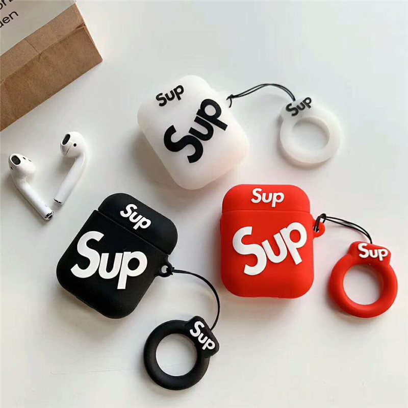 シュプリーム ブランド AirPods 3/2/1/Proケース 紛失防止 SUPREME 猿頭柄 エーエイプ コラボ 収納便利