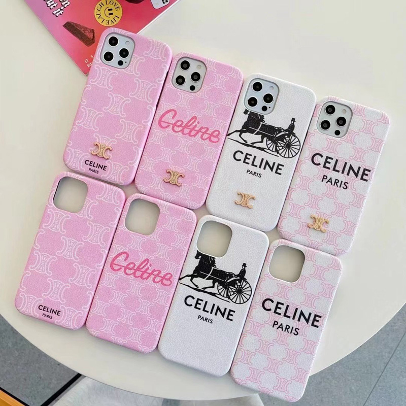 セリーヌ celine ブランド キャリッジ iphone 13pro/13mini maxケース 個性 ジャケット型 モノグラム 激安