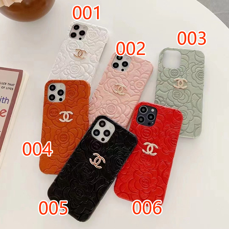 CHANEL ブランド シャネル iphone 13 mini/14 pro/14 pro maxケース 可愛い レザー ロース