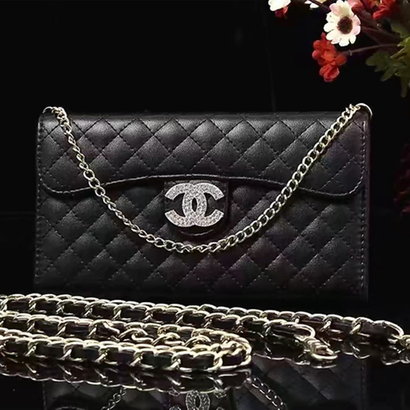 Chanel ブランド iphone 13/13 miniケース 贅沢風 レザー バッグ型 斜め掛け チェーン付き