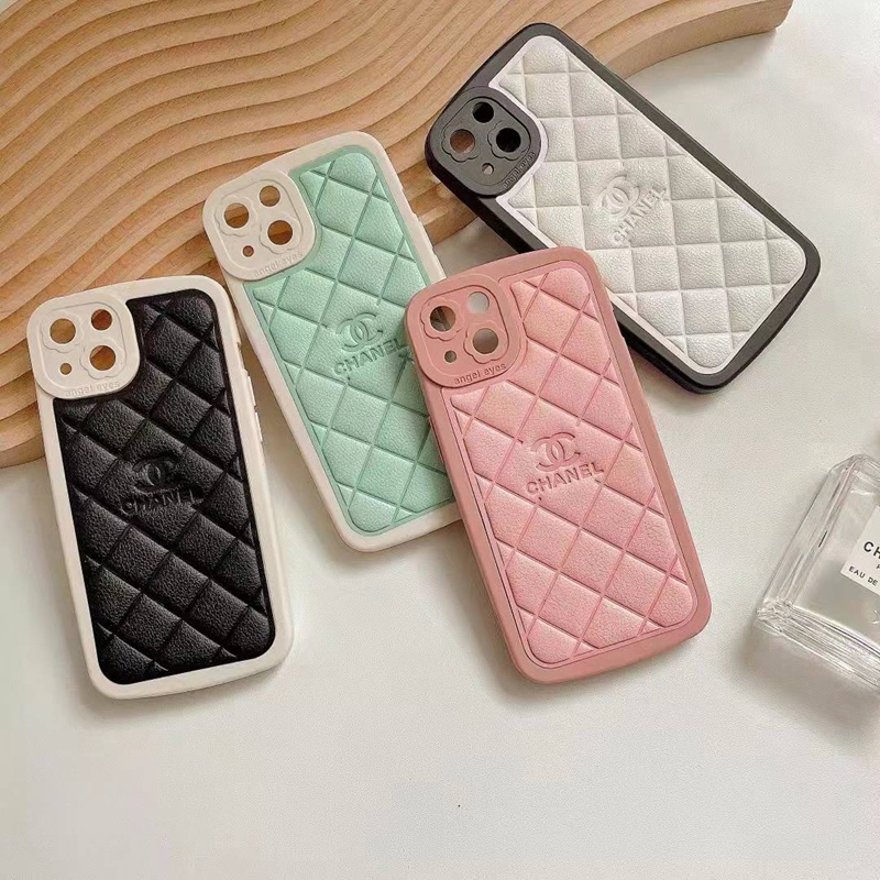 CHANEL シャネル ハイブランド iphone 13/13 pro/13 miniケース かわいい レザー TPU ジャケット型 菱形