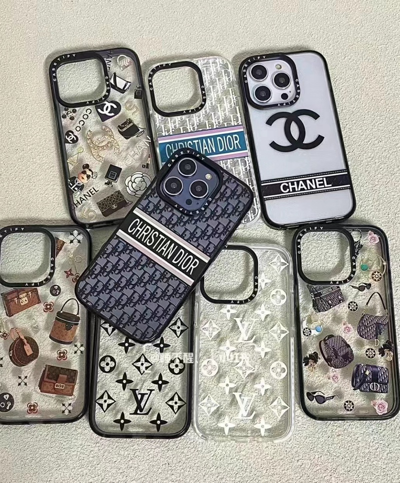 Chanel/LV/Dior ブランド iphone 14/14 pro/14 pro maxケース オシャレ クリア モノグラム ジャケット型