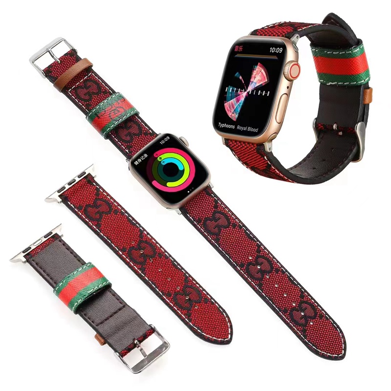 バーバリー グッチ アップルウォッチ8/se2/ultraハンド騎士burberry革gucciモノグラム腕時計apple watch8ハイブランドins風 ストラップ