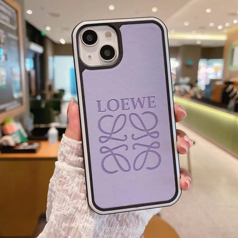 LOEWE ブランド iphone 14/14 pro/14 pro max/14 plusケース ロエベ ジャケット型 モノグラム 芸能人愛用