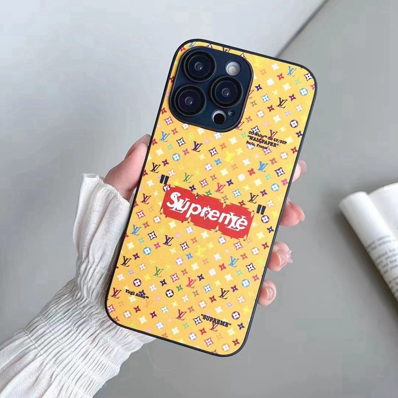 supremeシュプリームiphone14pro max plusケースlvヴィトン彩色モノグラム アイフォン14カバー 激安 ブランド