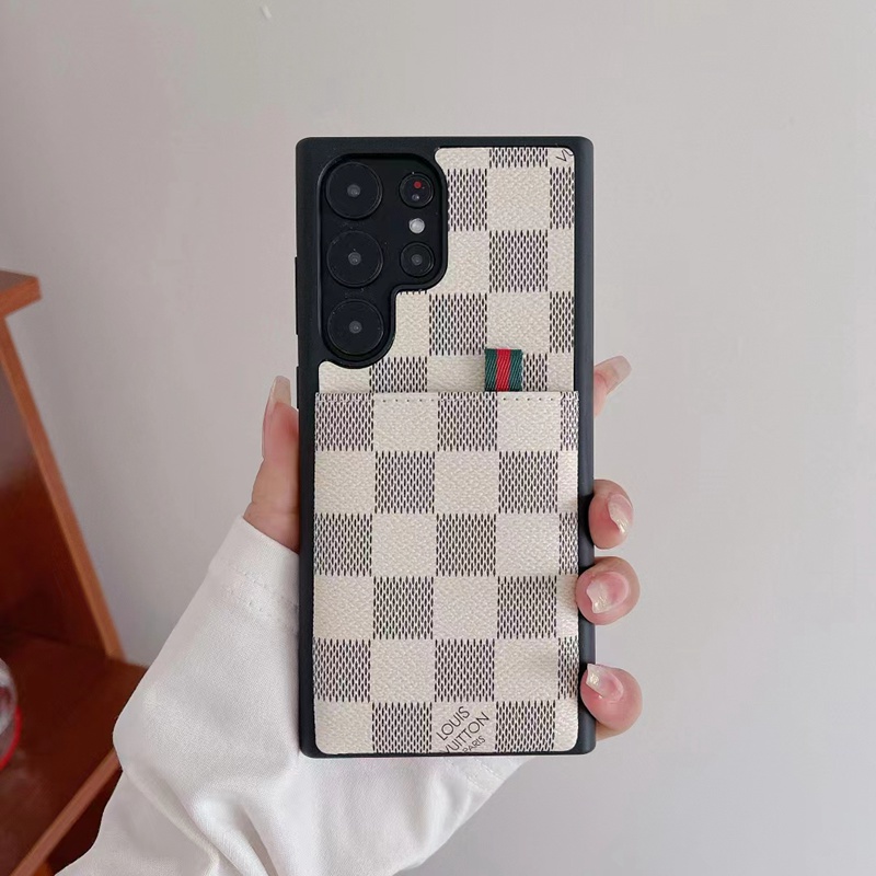 lvヴィトンgucciグッチ バーバリー galaxy s23+ultra/14pro max plusケースburberry財布 革カード モノグラム ブランド ギャラクシーs23