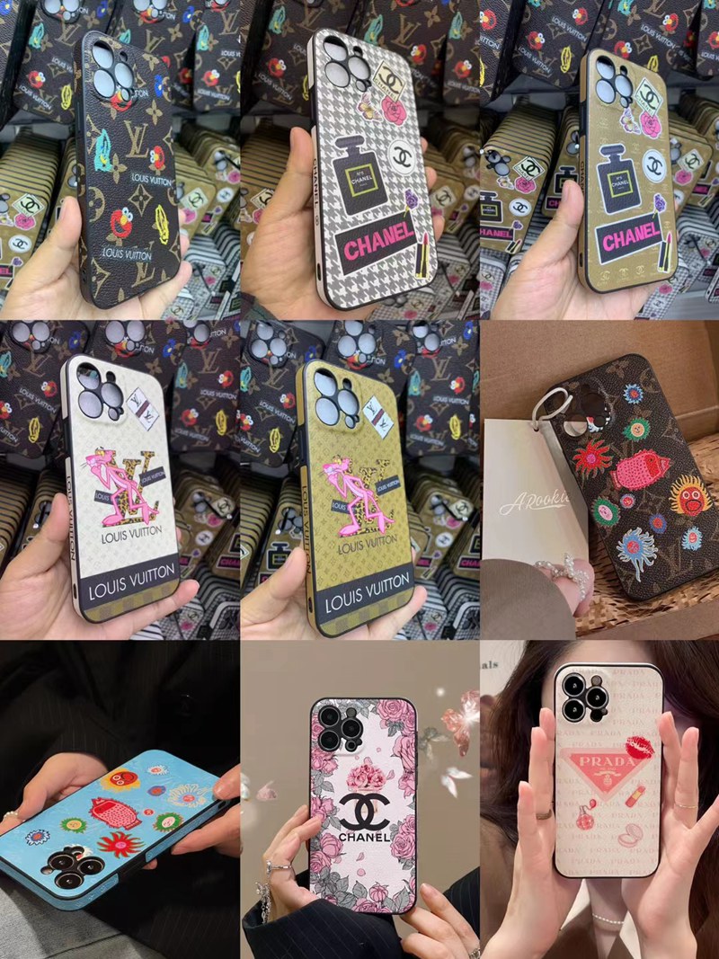 PRADA/プラダ CHANEL/シャネル LV/ルイヴィトン ブランド iPhone 14 Plus/14 Pro maxケース かわいい モノグラム ピンク・パンサー 花柄 セサミストリートジャケット型