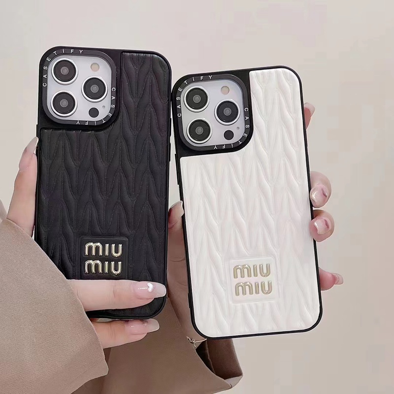 miumiu iphone14pro max plusケースins風ミュウミュウ きらきら モノグラム ジャケット ブランド アイフォン14カバー