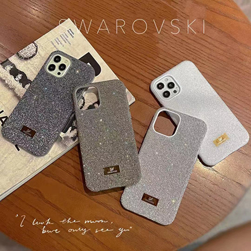 Swarovski ブランド iphone13 pro/13 mini/13 pro maxケース きれい スワロフスキー きらきら ジャケット型