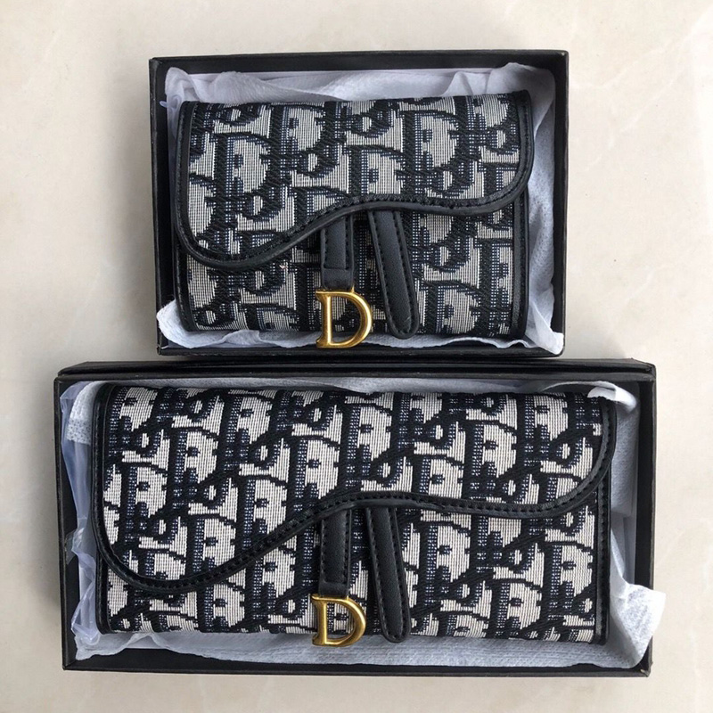 ディオール ミニ財布 かわいい ブランド 二つ折り DIOR モノグラム 人気 女の子 コンパクト 財布 大容量