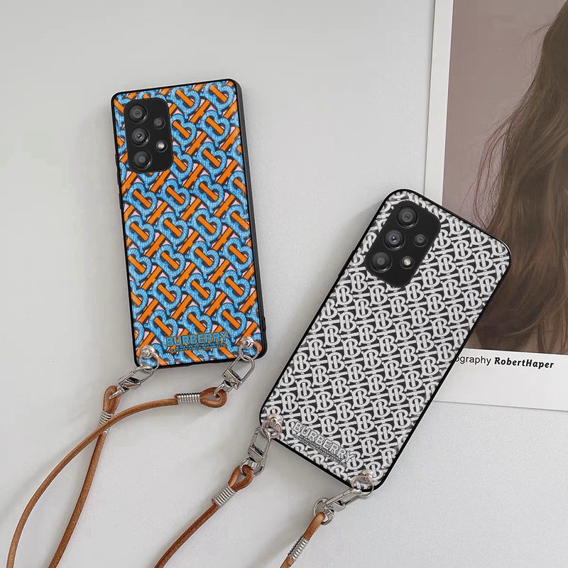 Burberry バーバリー ブランド iphone 13/13 pro/13 pro maxケース かわいい ストラップ付き 全機種対応