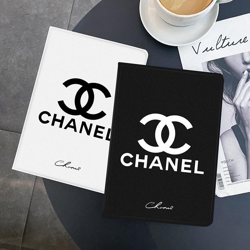 CHANEL ハイブランド iPad Mini 6/10ケース お洒落 モノグラム 手帳型 第 9/8/7世代 シャネル