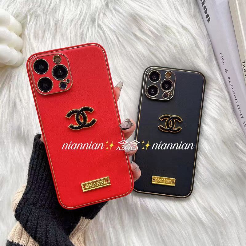 Chanel ハイブランド シャネル iphone 14/14 pro/14 pro maxケース 個性風 金属 モノグラム 立体