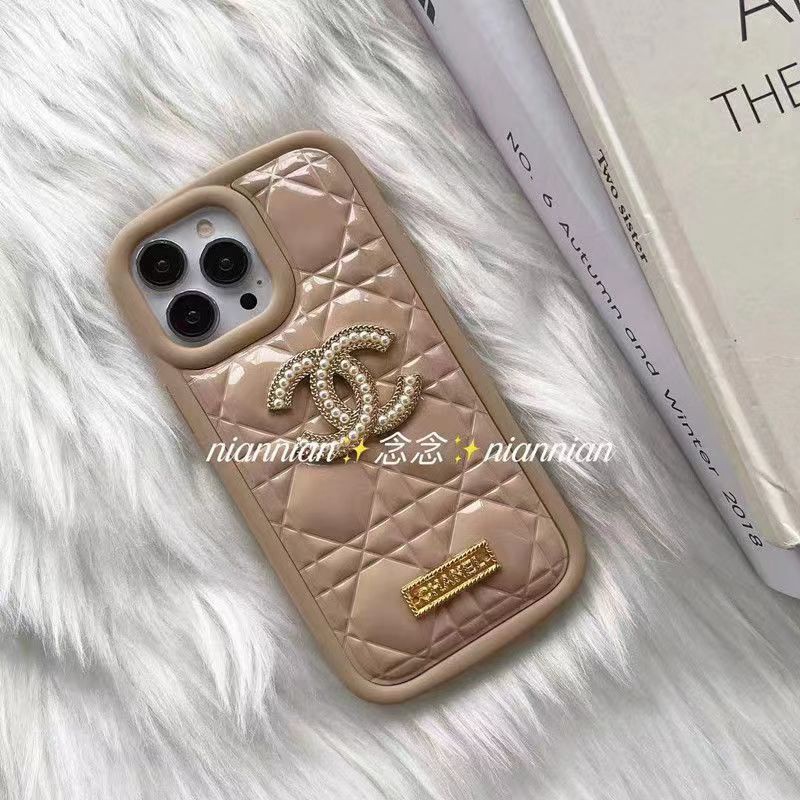 Chanel ハイブランド iPhone 14/14 Pro/14 Pro Maxケース シャネル モノグラム 芸能人愛用 レザー 激安