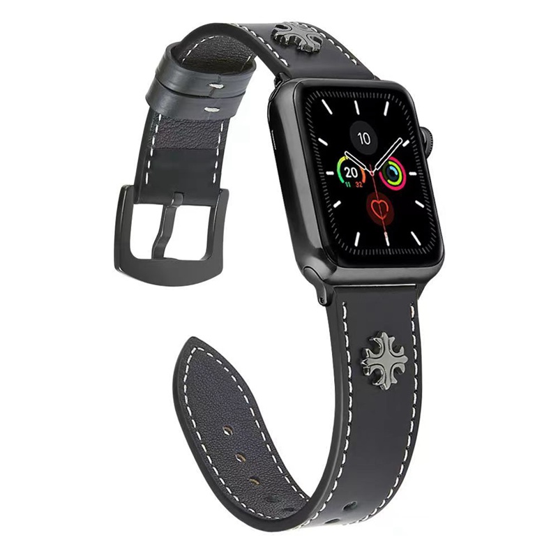 Chrome Hearts クロムハーツ ハイブランド Apple Watch 8/SE2/7バンド オシャレ モノグラム レザー製 芸能人愛用