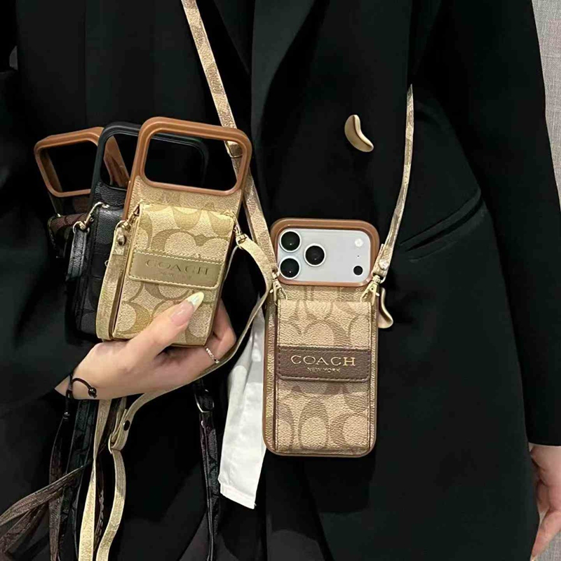 Coachアイフォン18 17 プロマックス 16 15proケース