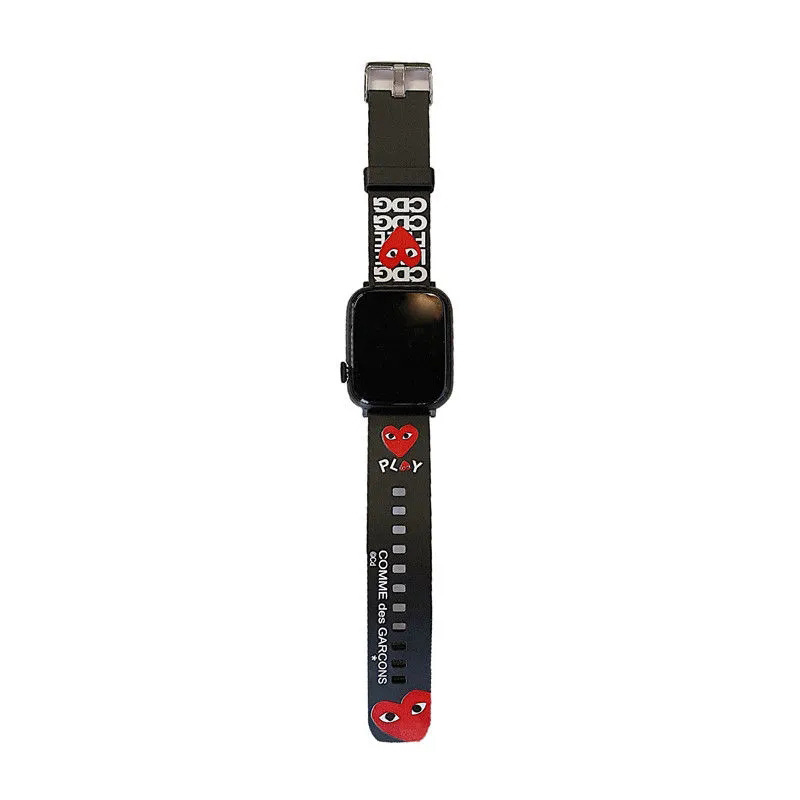 cdg アップルウォッチ7/se2/ultraバンド PLAY 人気 腕時計 ストラップ ベルト 携帯便利