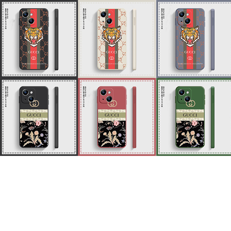 グッチ iphone 13/13 mini/13 pro/13 pro maxケース 虎頭 人気 ビジネス シンプル 男女兼用
