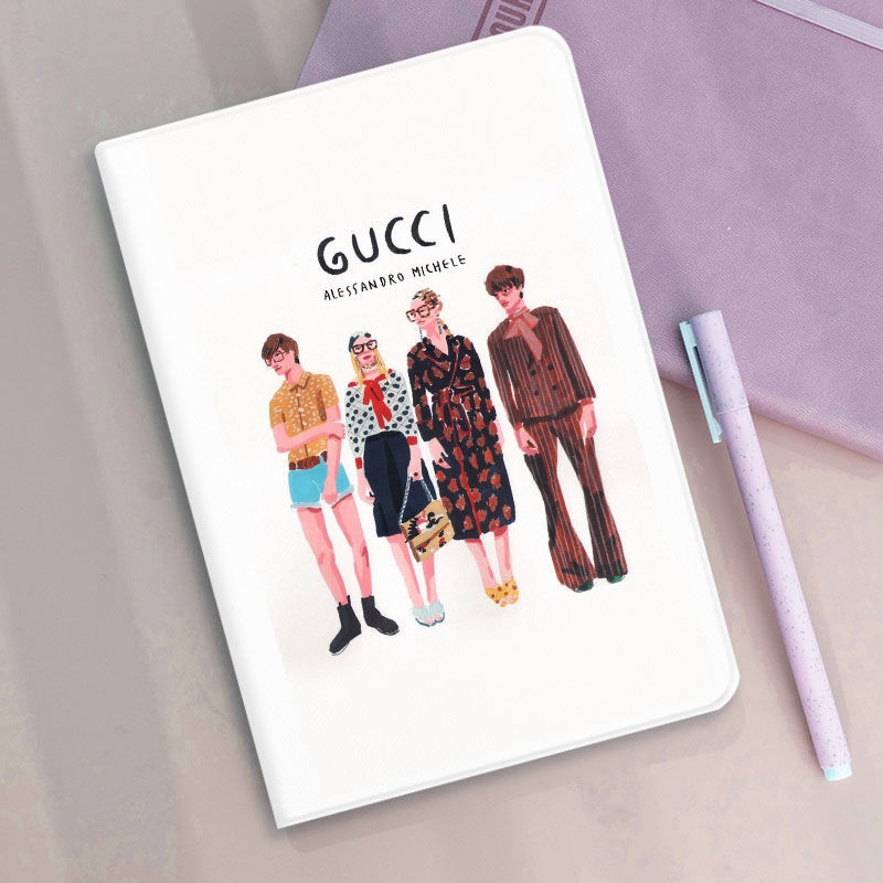 Gucci アイポッド ミニ 6/9カバー 手帳型 ストランプ付き 第 9/8/7世代 11/12.9inches スタンド付き