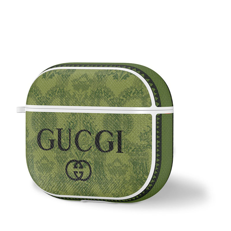 グッチ/Gucci ブランド 革製 Airpods 3/2/1/pro2ケース レザー製 紛失防止 カラビナ付き 人気