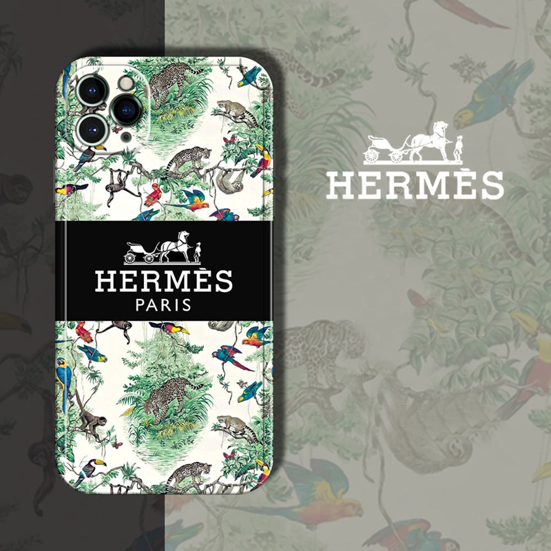 エルメス Hermes ブランド アイフォン13/13pro max/13miniカバー かわいい 動物 ジャケット型 男女通用