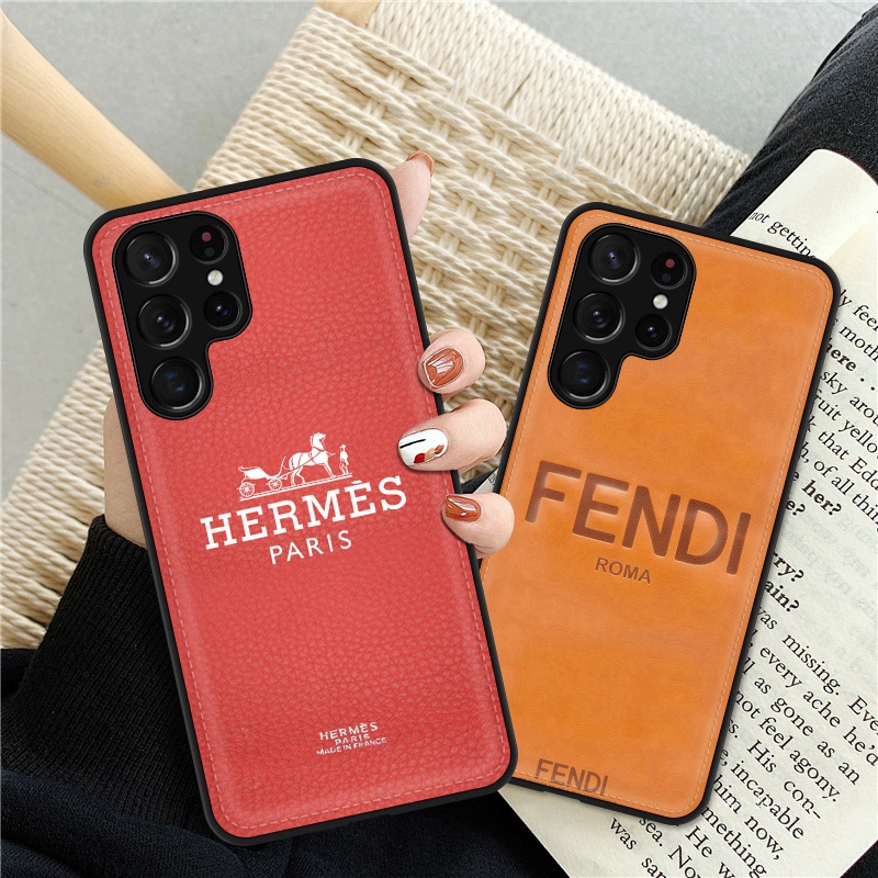 フェンディ/Fendi レザー製 Galaxy S22/s22+/s22 ultra/s21/s20/note21/note20ケース