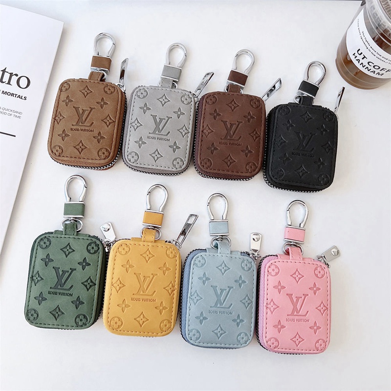 LV ルイヴィトン ハイブランド airpods pro2/3ケース オシャレ レザー カラビナ付き 第3世代