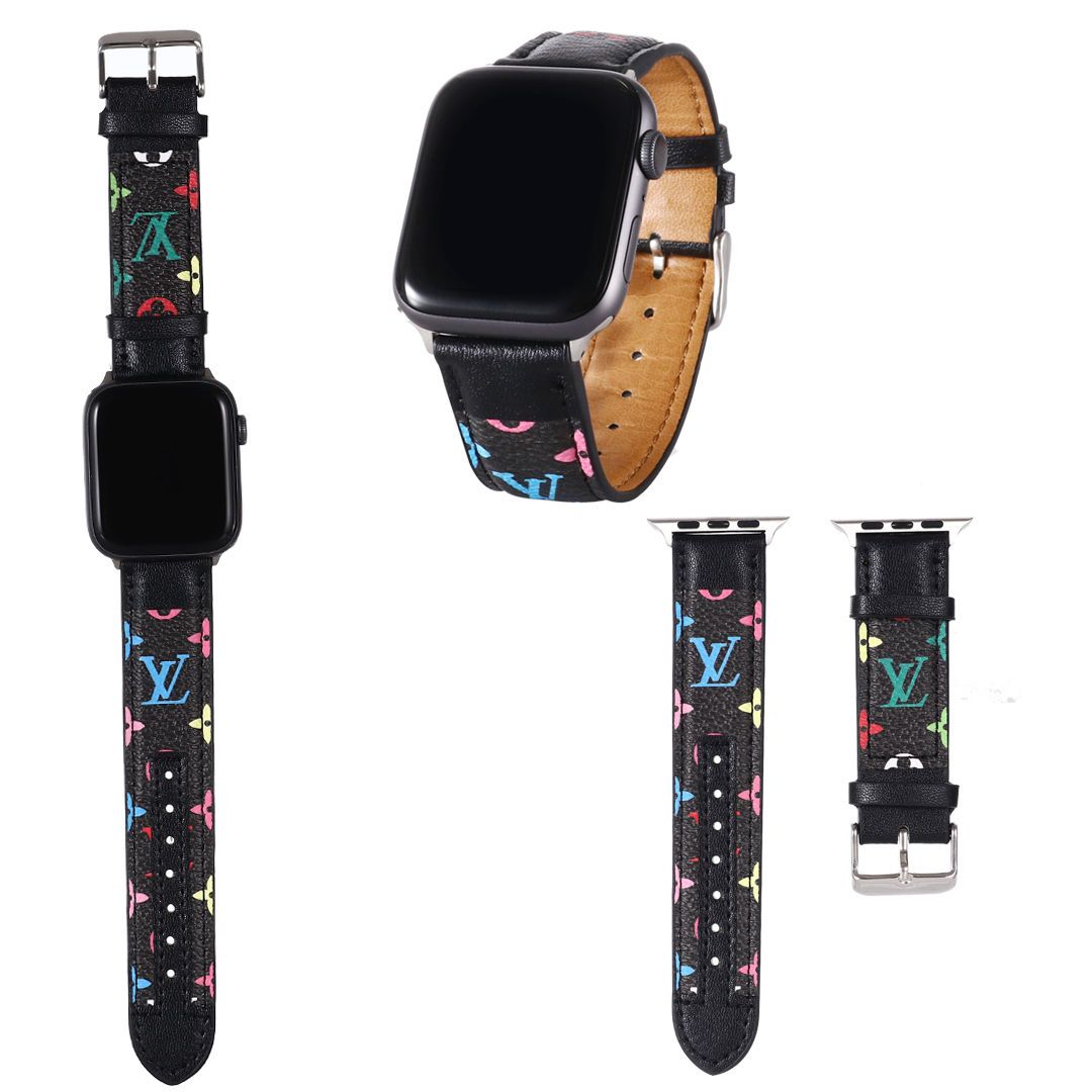 ヴィトン アップルウォッチ8/se2/ultra/7バンドLV個性ブランド革Apple Watchセレブ男女