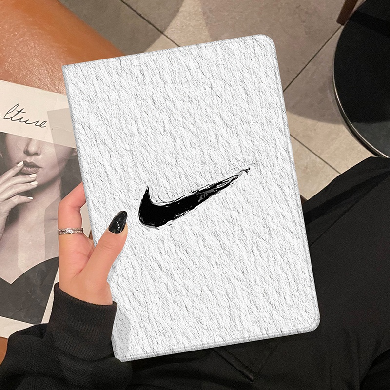 ナイキnike ブランド アイパッドエアー5/ミニ6/9カバー手帳型モノグラム革 大人気 男女通用